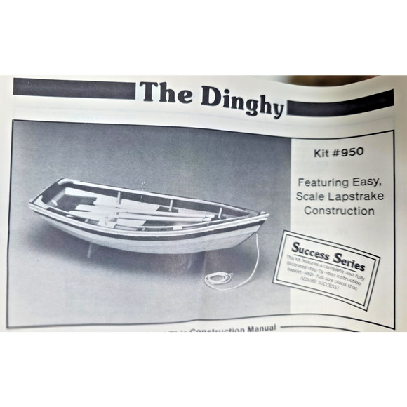 Midwest Products Co., 'The Dinghy', Kit #950, Skill Level 1, All Wood Model, New - Picture 5 of 11